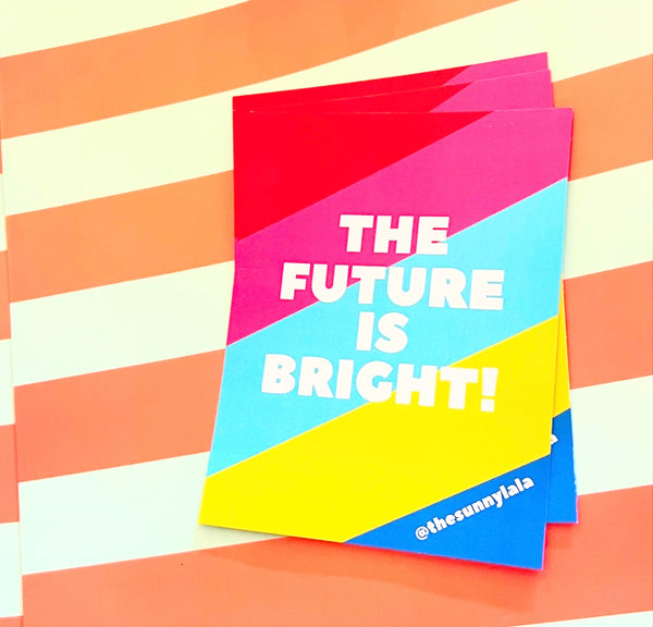 The Sunny La La ‘The Future Is Bright’  Postcards