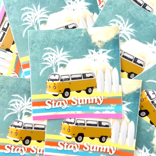 Stay Sunny Ride Sticker